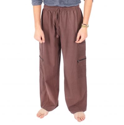 Męskie bawełniane spodnie brązowe Taral Brown | S/M, L/XL, XXL