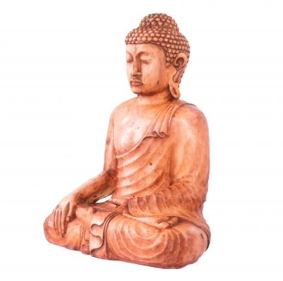 Statuetka z żywicy malowana Budda 30 cm Indonesia