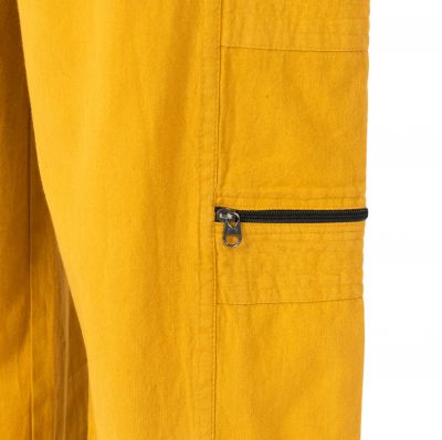 Męskie bawełniane spodnie żółte Taral Mustard Yellow Nepal