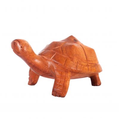 Drewniana figurka Żółw lądowy Indonesia