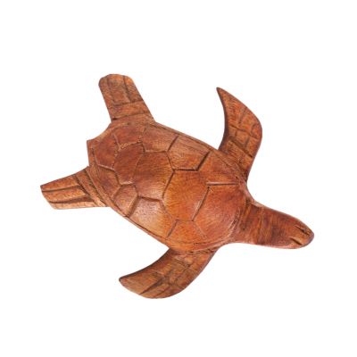 Drewniana figurka Mały żółw wodny