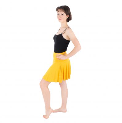 Mini spódniczka kołowa żółta Lutut Yellow Thailand