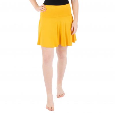 Mini spódniczka kołowa żółta Lutut Yellow Thailand