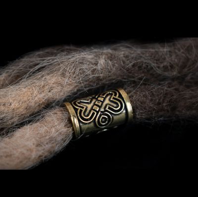 Metalowy koralik do dredów Celtic Knot 1 India