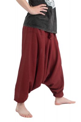 Bawełniane spodnie tureckie - Badak Merun | UNISIZE 