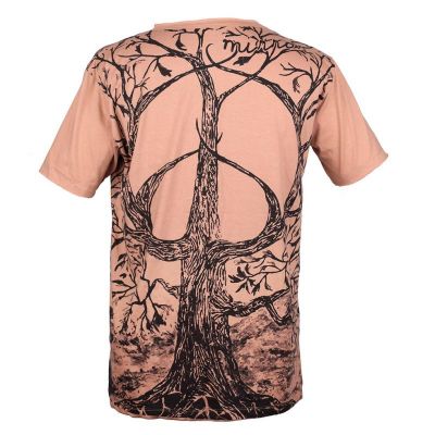 T-shirt marki Mirror -Tree of Peace Brown Thailand