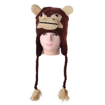 Wełniana czapka małpa | M, L