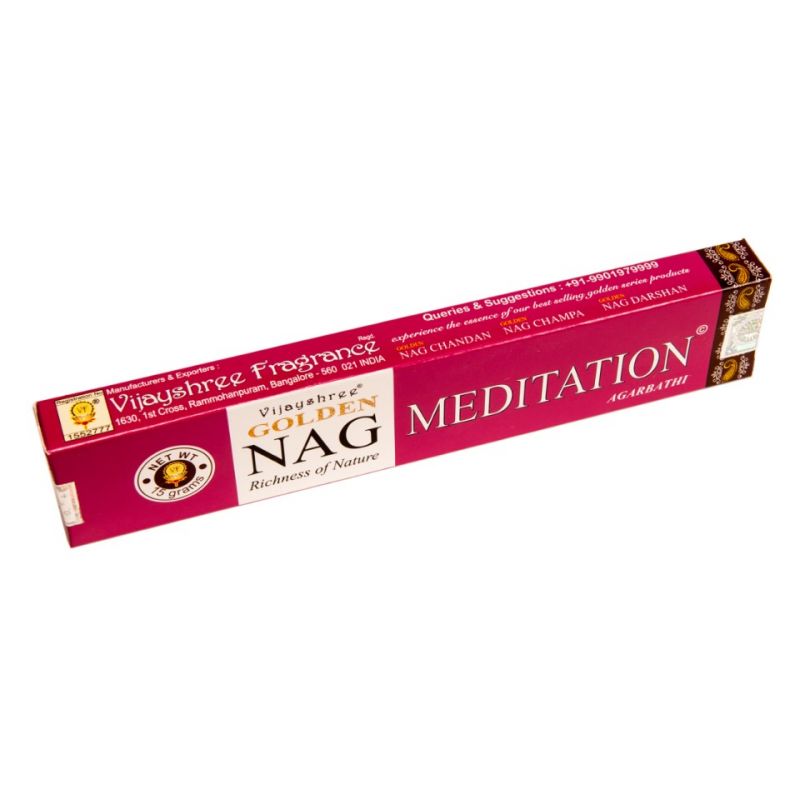 Golden Nag Meditation kadzidełka India