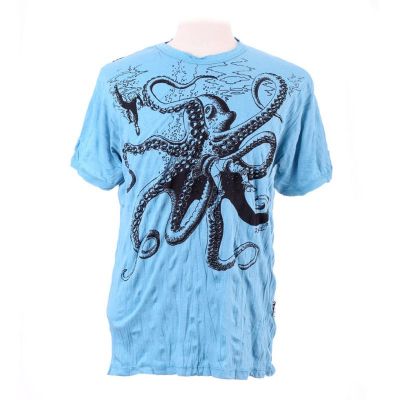 T-shirt męski Sure Octopus Attack Light Blue | M, XL