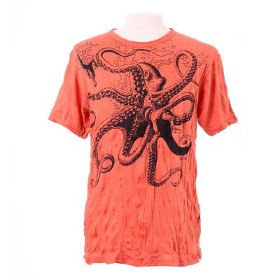 T-shirt męski Sure Octopus Attack Orange | M, L, XL, XXL